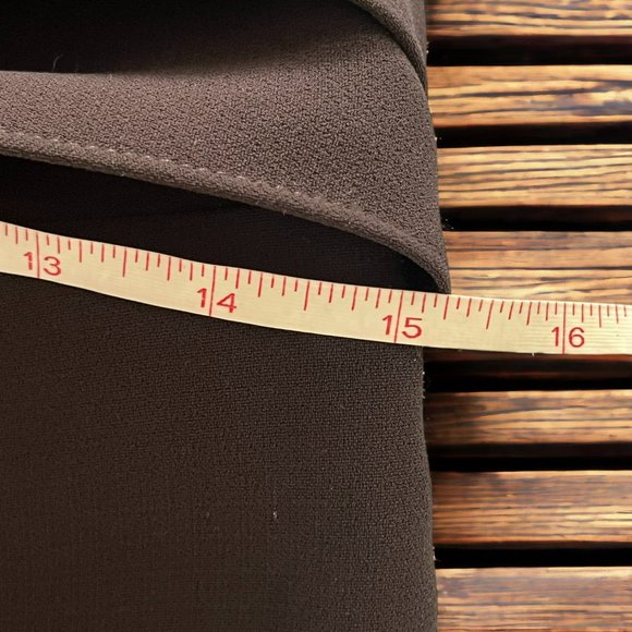 ISABELLA DEMARCO Deep Brown‎ Belted Dress Size 6 - Picture 10 of 12